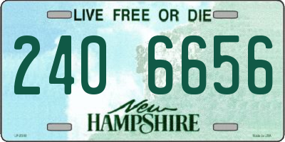 NH license plate 2406656