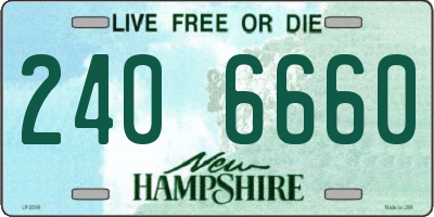 NH license plate 2406660