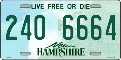 NH license plate 2406664
