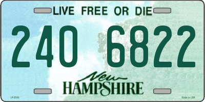 NH license plate 2406822