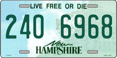 NH license plate 2406968