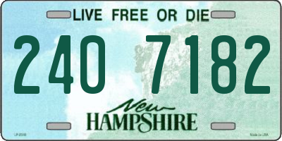 NH license plate 2407182