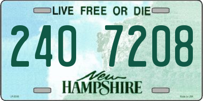 NH license plate 2407208