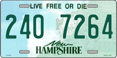 NH license plate 2407264