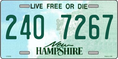 NH license plate 2407267