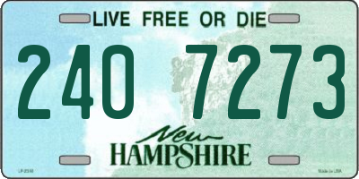 NH license plate 2407273