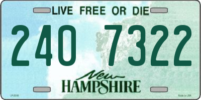 NH license plate 2407322