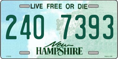 NH license plate 2407393