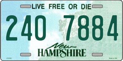 NH license plate 2407884