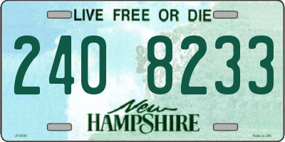 NH license plate 2408233