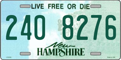 NH license plate 2408276