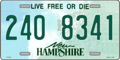 NH license plate 2408341