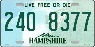 NH license plate 2408377