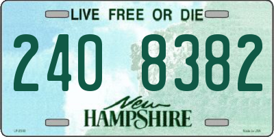 NH license plate 2408382
