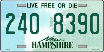NH license plate 2408390