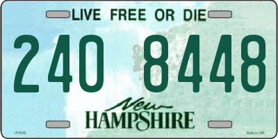 NH license plate 2408448