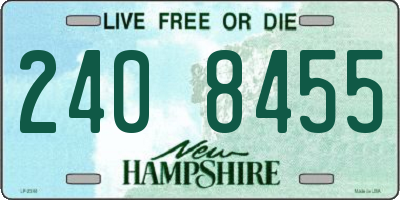 NH license plate 2408455