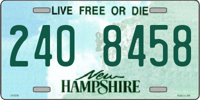 NH license plate 2408458