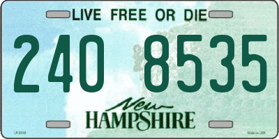 NH license plate 2408535