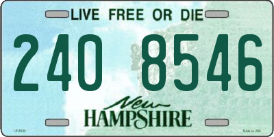 NH license plate 2408546