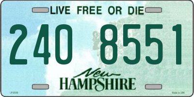 NH license plate 2408551
