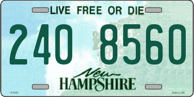 NH license plate 2408560