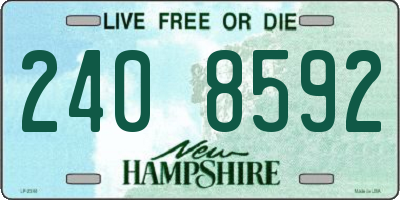 NH license plate 2408592