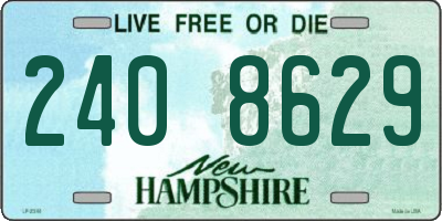 NH license plate 2408629