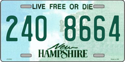 NH license plate 2408664