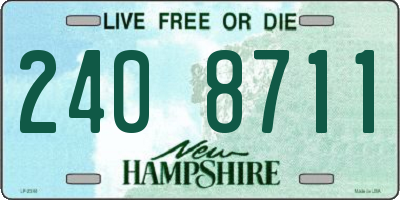 NH license plate 2408711