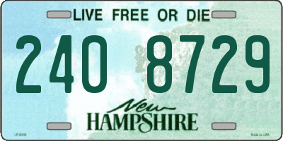 NH license plate 2408729