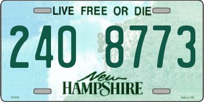 NH license plate 2408773