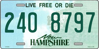 NH license plate 2408797