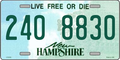 NH license plate 2408830