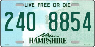 NH license plate 2408854