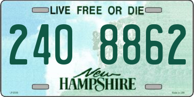 NH license plate 2408862