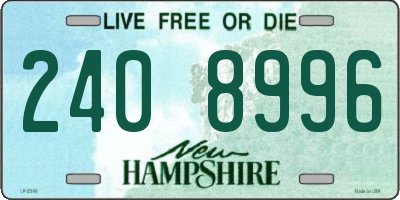 NH license plate 2408996