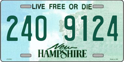 NH license plate 2409124