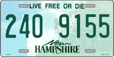NH license plate 2409155