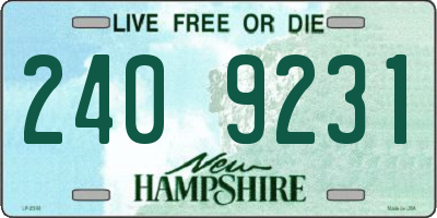 NH license plate 2409231