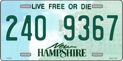 NH license plate 2409367