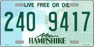 NH license plate 2409417
