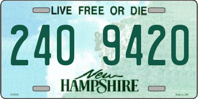 NH license plate 2409420