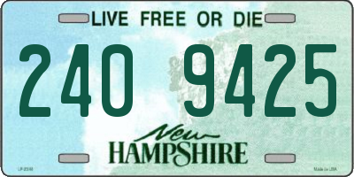 NH license plate 2409425