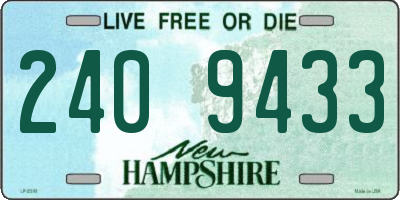 NH license plate 2409433