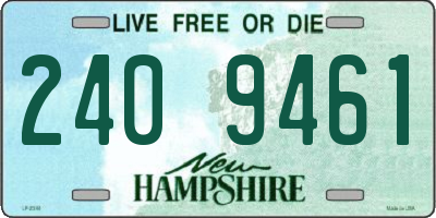 NH license plate 2409461