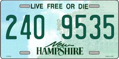 NH license plate 2409535