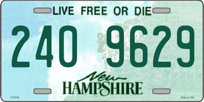 NH license plate 2409629