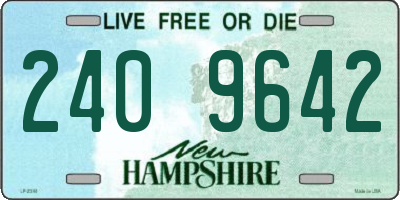 NH license plate 2409642