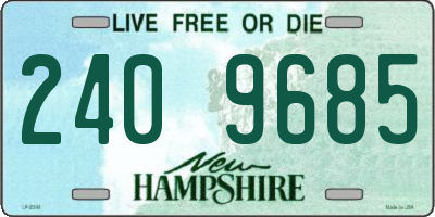 NH license plate 2409685